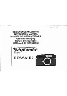 Voigtlander Bessa R 2 C manual. Camera Instructions.